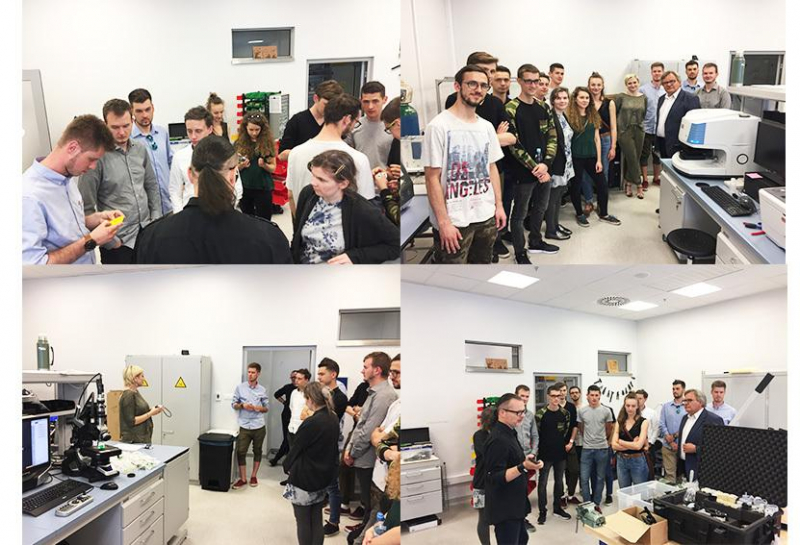Student visit to Merit Cracow R & D centre 